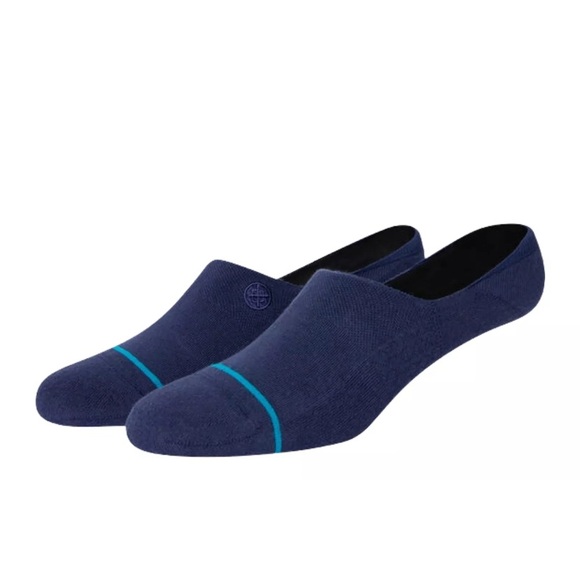 Stance Casual Icon‎ No Show Cushion Socks, Navy, Large 9-12, NWT - Picture 1 of 5
